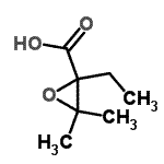 CAS 登录号：854848-53-6， 2-乙基-3,3-二甲基-2-环氧乙烷羧酸