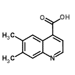 CAS#: 854858-79-0, 6,7-Dimethyl-4-quinolinecarboxylic acid