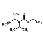 CAS 登录号：854890-04-3， 乙基3-丁炔-2-基(异丙基)氨基甲酸酯
