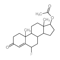 CAS#: 855-55-0, 17b-(Acetyloxy)-6a-Fluoroandrost-4-En-3-One
