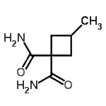 CAS#: 855384-62-2, 3-Methyl-1,1-cyclobutanedicarboxamide