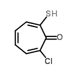 CAS 登录号：855402-67-4， 2-氯-7-硫基-2,4,6-环庚三烯-1-酮