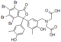 CAS#: 85563-15-1, 4,5,6,7-Tetrabromo-2-Cresolphthalein-3'-Methyliminodiacetic Acid
