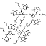 CAS#: 85567-19-7, Butanedioic Acid, Bis[2-[[4,6-Bis[(3-Methoxypropyl)(2,2,6,6-Tetramethyl-4-Piperidinyl)Amino]-1,3,5-Triazin-2-Yl][2-[[4,6-Bis[(3-Methoxypropyl)(2,2,6,6-Tetramethyl-4-Piperidinyl)Amino]-1,3,5-Triazin-2-Yl]Amino]Ethyl]Amino]Ethyl] Ester