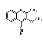 CAS#: 855754-09-5, 3-Methoxy-2-methyl-4-quinolinecarbonitrile