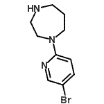 CAS 登录号：855787-68-7， 1-(5-溴-2-吡啶基)-1,4-二氮杂环庚