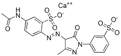 CAS#: 85605-16-9, Calcium 5-Acetamido-2-[[4,5-Dihydro-3-Methyl-5-Oxo-1-(3-Sulphonatophenyl)-1H-Pyrazol-4-Yl]Azo]Benzenesulphonate