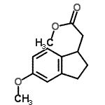 CAS#: 856169-07-8, Methyl (5-methoxy-2,3-dihydro-1H-inden-1-yl)acetate