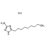 CAS#: 85631-73-8, 5-Nonyl-1H-1,2,4-triazol-3-amine hydrochloride (1:1)