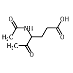 CAS#: 856348-58-8, 4-acetamido-5-oxo-hexanoic acid