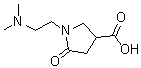 CAS#: 856437-22-4, 1-[2-(Dimethylamino)ethyl]-5-oxo-3-pyrrolidinecarboxylic acid
