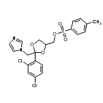 CAS#: 85650-50-6, [2-(2,4-Dichlorophenyl)-2-(1H-imidazol-1-ylmethyl)-1,3-dioxolan-4-yl]methyl 4-methylbenzenesulfonate