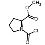 CAS#: 85665-59-4, Methyl 1-(chlorocarbonyl)-L-prolinate