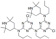 CAS 登录号：85665-72-1， N2,N4-二丁基-N2-[4-[丁基(2,2,6,6-四甲基-4-哌啶基)氨基]-6-氯-1,3,5-三嗪-2-基]-6-氯-N4-(2,2,6,6-四甲基-4-哌啶基)-1,3,5-三嗪-2,4-二胺