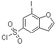 CAS 登录号：856678-58-5， 7-碘-1-苯并呋喃-5-磺酰氯