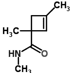 CAS#: 85673-29-6, N,1,3-Trimethyl-2-cyclobutene-1-carboxamide