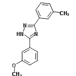 CAS#: 85681-45-4, 3-(3-Methoxyphenyl)-5-(3-methylphenyl)-1H-1,2,4-triazole
