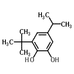 CAS#: 85692-51-9, 5-Isopropyl-3-(2-methyl-2-propanyl)-1,2-benzenediol