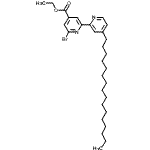CAS 登录号：857053-81-7， 乙基6-溴-4'-十六烷基-2,2'-联吡啶-4-羧酸酯