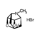 CAS#: 85717-60-8, (1R,3S,4R,5R,7R)-6-Methyl-2-oxa-6-azatricyclo[3.3.1.0<sup>3,7</sup>]nonan-4-ol hydrobromide (1:1)