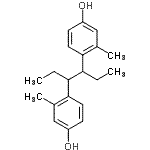 CAS 登录号：85720-57-6， 4,4'-(3,4-己烷二基)二(3-甲基苯酚)