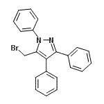 CAS 登录号：85720-74-7， 5-(溴甲基)-1,3,4-三苯基-1H-吡唑