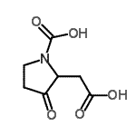 CAS 登录号：857205-87-9， 2-(羧甲基)-3-氧代-1-吡咯烷羧酸