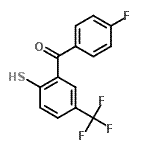 CAS#: 85721-02-4, (4-Fluorophenyl)[2-sulfanyl-5-(trifluoromethyl)phenyl]methanone