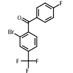 CAS 登录号：85721-09-1， [2-溴-4-(三氟甲基)苯基](4-氟苯基)甲酮