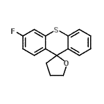 CAS#: 85721-10-4, 3'-Fluoro-4,5-dihydro-3H-spiro[furan-2,9'-thioxanthene]