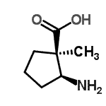 CAS#: 85726-00-7, (1R,2S)-2-Amino-1-methylcyclopentanecarboxylic acid