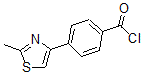 CAS 登录号：857283-93-3， 4-(2-甲基-4-噻唑基)-苯甲酰氯