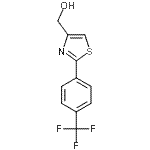 CAS#: 857284-25-4, {2-[4-(Trifluoromethyl)phenyl]-1,3-thiazol-4-yl}methanol