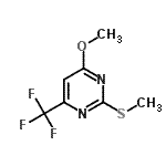 CAS#: 85730-33-2, 4-Methoxy-2-(methylsulfanyl)-6-(trifluoromethyl)pyrimidine