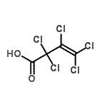 CAS#: 85743-61-9, 2,2,3,4,4-Pentachloro-3-butenoic acid