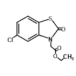 CAS#: 85750-08-9, Ethyl (5-chloro-2-oxo-1,3-benzothiazol-3(2H)-yl)acetate