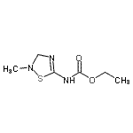 CAS#: 857748-47-1, Ethyl (2-methyl-2,3-dihydro-1,2,4-thiadiazol-5-yl)carbamate