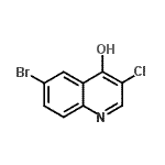 CAS#: 857762-32-4, 6-Bromo-3-chloro-4-quinolinol