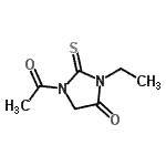 CAS#: 857765-66-3, 1-Acetyl-3-ethyl-2-thioxo-4-imidazolidinone