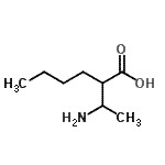 CAS 登录号：857780-47-3， 2-(1-氨基乙基)己酸
