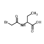 CAS#: 857830-59-2, 2-[(Bromoacetyl)amino]butanoic acid