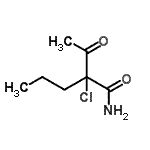 CAS#: 857976-30-8, 2-Acetyl-2-chloropentanamide