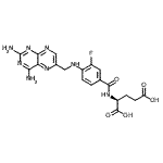 CAS#: 85803-34-5, N-(4-{[(2,4-Diamino-6-pteridinyl)methyl]amino}-3-fluorobenzoyl)-L-glutamic acid