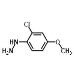 CAS#: 858210-64-7, (2-chloro-4-methoxy-phenyl)hydrazine