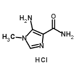 CAS#: 858221-77-9, 5-Amino-1-methyl-1H-imidazole-4-carboxamide hydrochloride (1:1)
