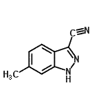 CAS#: 858227-54-0, 6-Methyl-1H-indazole-3-carbonitrile