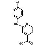 CAS#: 85827-90-3, 2-[(4-Chlorophenyl)amino]isonicotinic acid