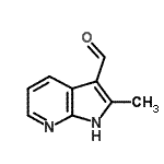 CAS#: 858275-30-6, 2-Methyl-1H-pyrrolo[2,3-b]pyridine-3-carbaldehyde