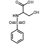 CAS 登录号：85828-29-1， N-(苯磺酰基)丝氨酸
