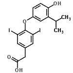 CAS#: 85828-81-5, [4-(4-Hydroxy-3-isopropylphenoxy)-3,5-diiodophenyl]acetic acid